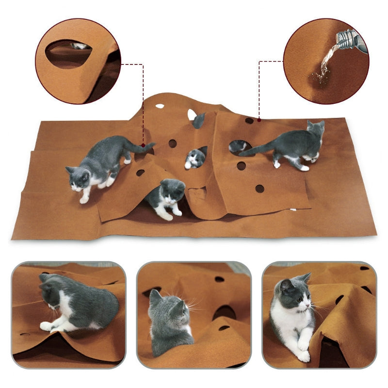 Cat Playing Mat Training Pet Activity Play Mats