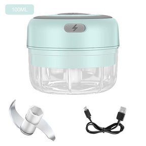 Wireless Electric Mini Food Chopper Garlic Cutter Masher USB Charging