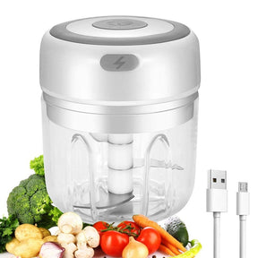 Wireless Electric Mini Food Chopper Garlic Cutter Masher USB Charging