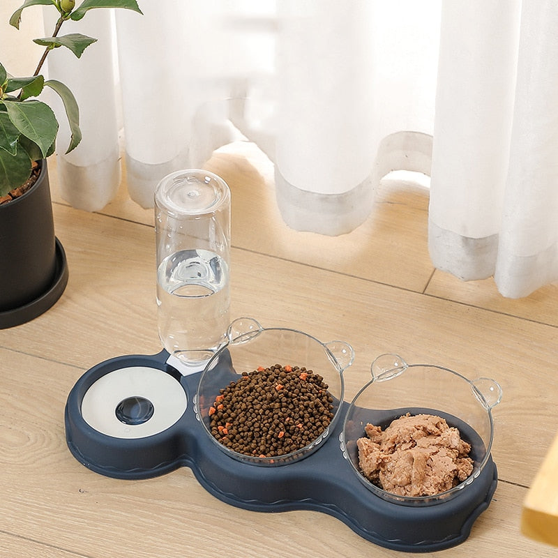 Large Capacity Cat Automatic Feeder Water Dispenser