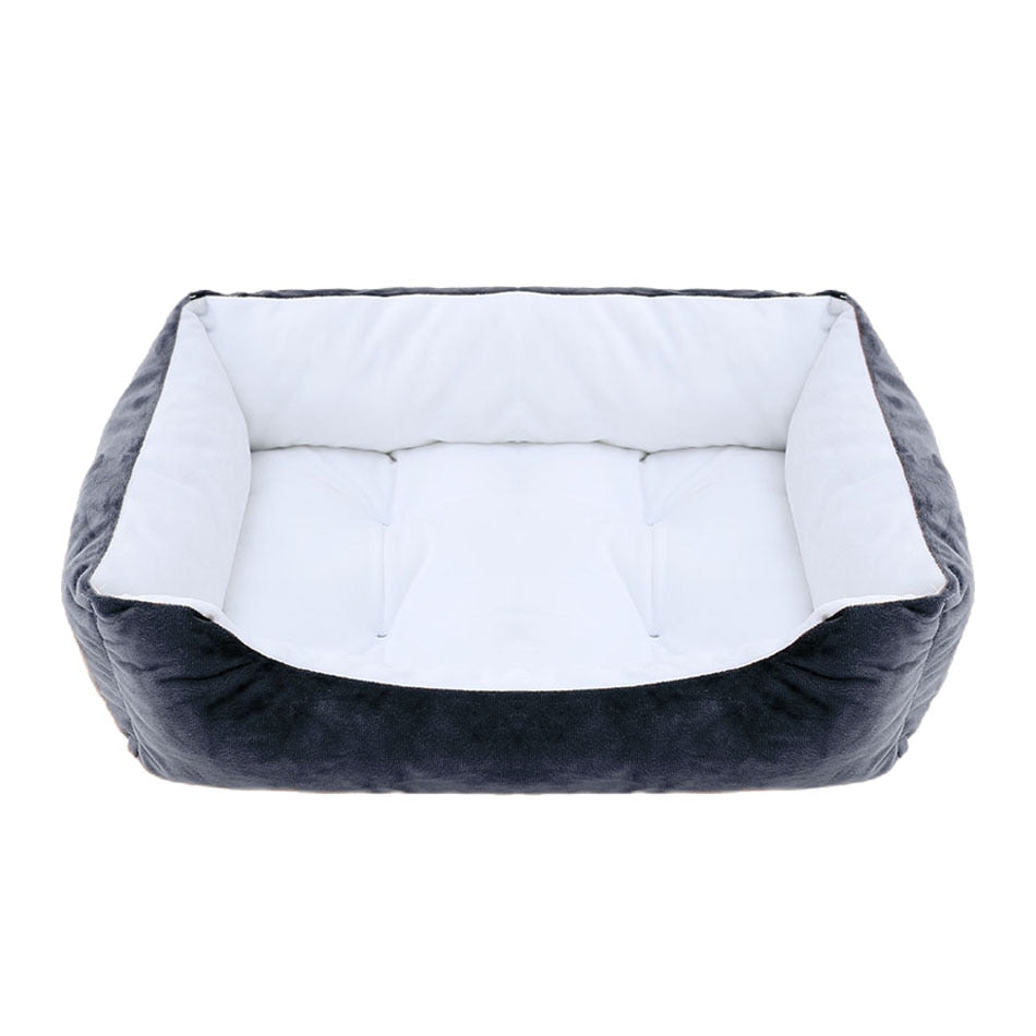 Bed for Dog Cat Pet Square Plush Kennel Medium Small Dog Sofa Bed Cushion