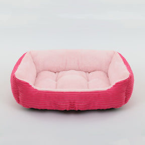 Bed for Dog Cat Pet Square Plush Kennel Medium Small Dog Sofa Bed Cushion