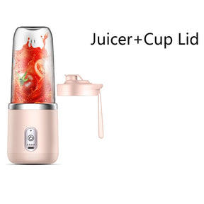 6 Blades Portable Juicer Small Electric Juicer Fruit Automatic Smoothie Blender