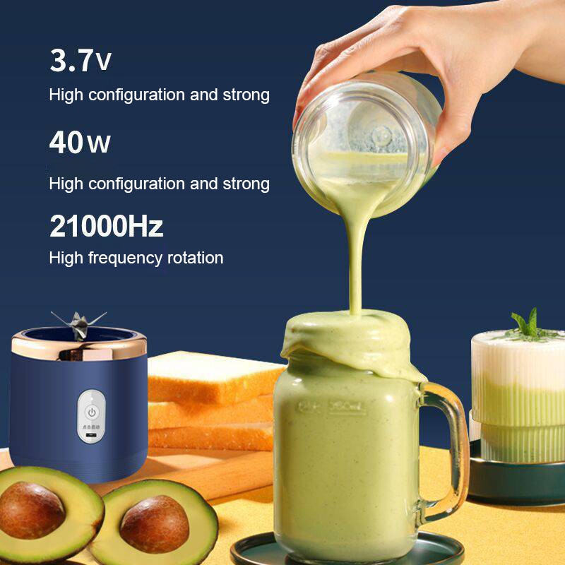 6 Blades Portable Juicer Small Electric Juicer Fruit Automatic Smoothie Blender