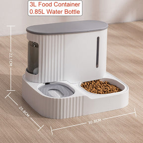 Large Capacity Cat Automatic Feeder Water Dispenser