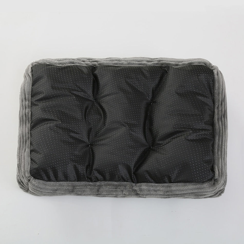 Bed for Dog Cat Pet Square Plush Kennel Medium Small Dog Sofa Bed Cushion