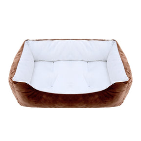 Bed for Dog Cat Pet Square Plush Kennel Medium Small Dog Sofa Bed Cushion