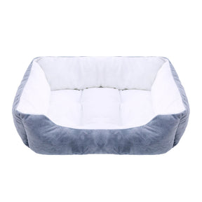 Bed for Dog Cat Pet Square Plush Kennel Medium Small Dog Sofa Bed Cushion