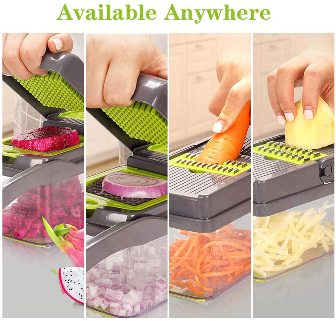 Food Chopper Vegetable-Fruit-Cheese-Onion Chopper Slicer Dicer