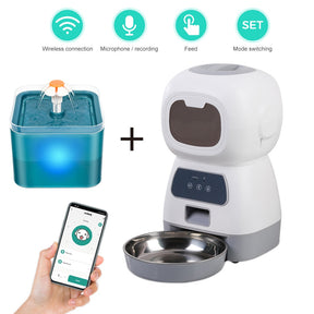 Automatic Pet Feeder WiFi APP Smart Timed Dosing Feeder