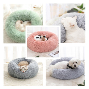 Doghouse Cat Kennel Size Cat Bed Family Round Plush Carpet Sofa