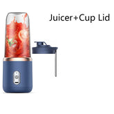 6 Blades Portable Juicer Small Electric Juicer Fruit Automatic Smoothie Blender