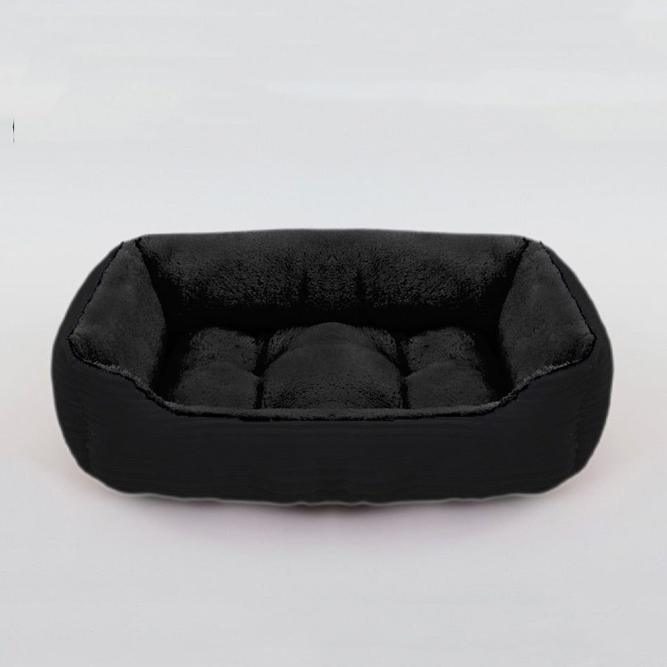 Bed for Dog Cat Pet Square Plush Kennel Medium Small Dog Sofa Bed Cushion