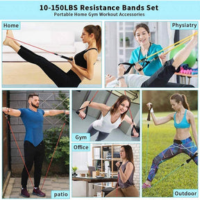 Gym Fitness Resistance Bands for Yoga Stretch Pull Up Assist Bands Rubber