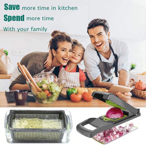 Food Chopper Vegetable-Fruit-Cheese-Onion Chopper Slicer Dicer