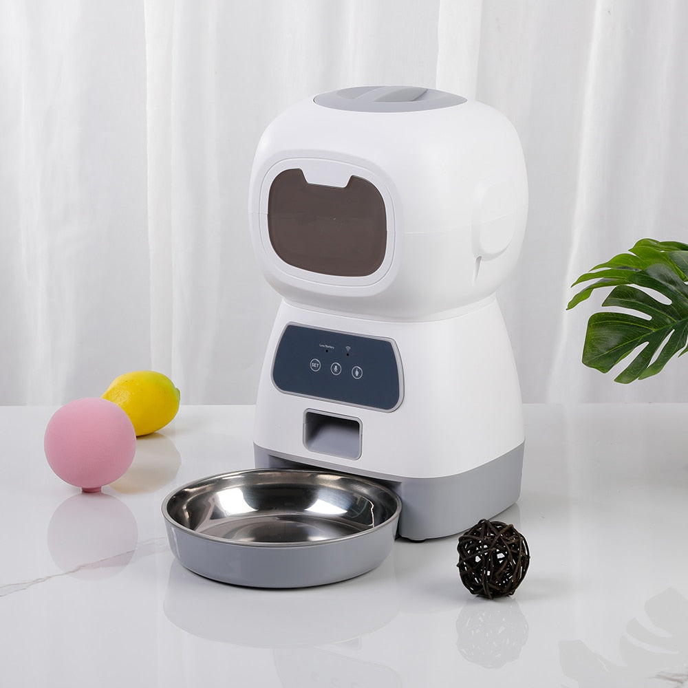 Automatic Pet Feeder WiFi APP Smart Timed Dosing Feeder